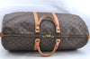 Authentic Louis Vuitton Monogram Keepall Bandouliere 60 M41412 Boston Bag J8068