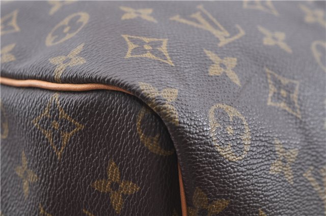 Authentic Louis Vuitton Monogram Keepall Bandouliere 60 M41412 Boston Bag J8068