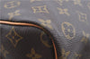 Authentic Louis Vuitton Monogram Keepall Bandouliere 60 M41412 Boston Bag J8068