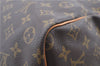 Authentic Louis Vuitton Monogram Keepall Bandouliere 60 M41412 Boston Bag J8068