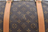 Authentic Louis Vuitton Monogram Keepall Bandouliere 60 M41412 Boston Bag J8068