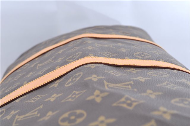 Authentic Louis Vuitton Monogram Keepall Bandouliere 60 M41412 Boston Bag J8068