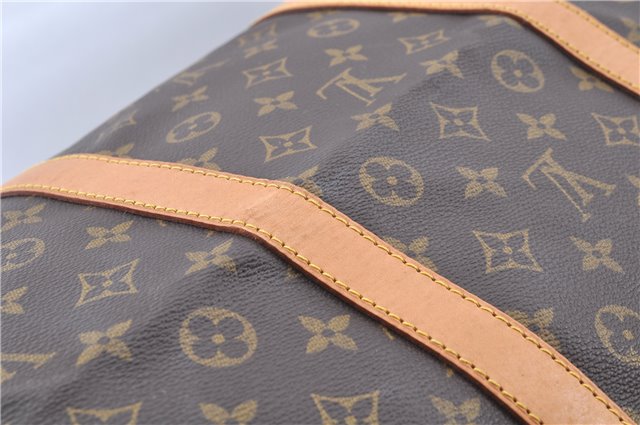 Authentic Louis Vuitton Monogram Keepall Bandouliere 60 M41412 Boston Bag J8068