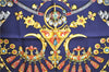 Authentic HERMES Carre 90 Scarf "parures des sables" Silk Navy Blue J8074