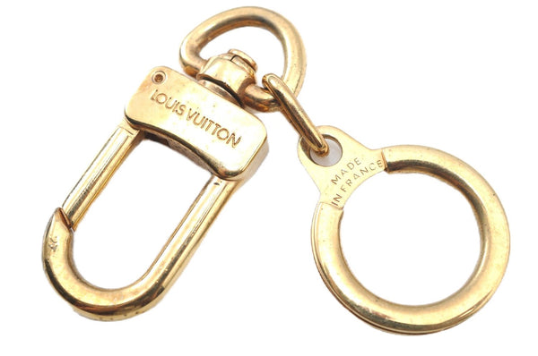 Authentic Louis Vuitton Charm Key Chain Anokre Gold M62694 LV J8080