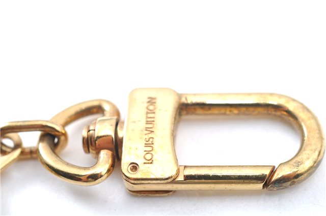 Authentic Louis Vuitton Charm Key Chain Anokre Gold M62694 LV J8080