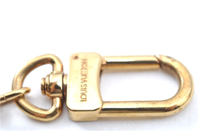 Authentic Louis Vuitton Charm Key Chain Anokre Gold M62694 LV J8080