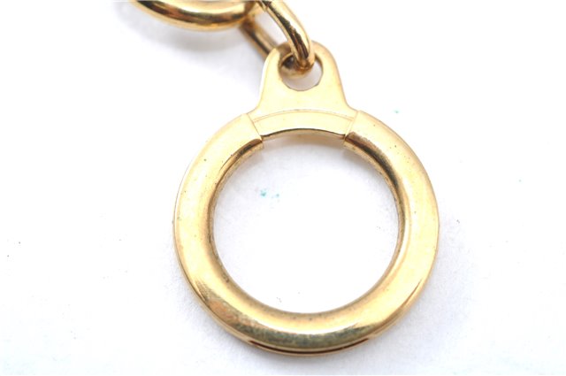 Authentic Louis Vuitton Charm Key Chain Anokre Gold M62694 LV J8080