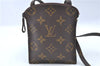 Authentic Louis Vuitton Monogram Pochette Secret M45484 Shoulder Bag Pouch J8114