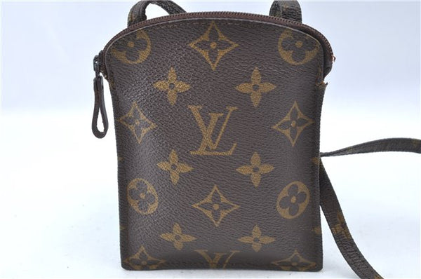 Authentic Louis Vuitton Monogram Pochette Secret M45484 Shoulder Bag Pouch J8114