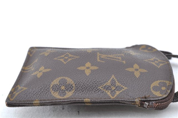 Authentic Louis Vuitton Monogram Pochette Secret M45484 Shoulder Bag Pouch J8114