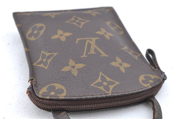 Authentic Louis Vuitton Monogram Pochette Secret M45484 Shoulder Bag Pouch J8114