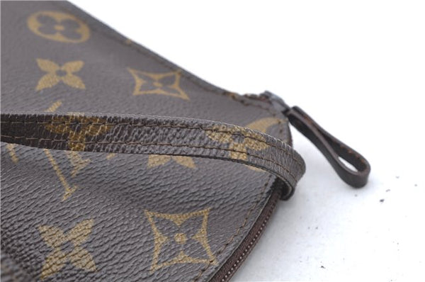 Authentic Louis Vuitton Monogram Pochette Secret M45484 Shoulder Bag Pouch J8114
