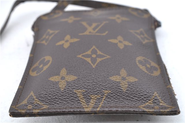 Authentic Louis Vuitton Monogram Pochette Secret M45484 Shoulder Bag Pouch J8114