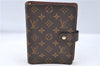 Authentic Louis Vuitton Monogram Agenda MM Notebook Cover R20004 LV J8127
