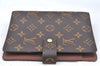 Authentic Louis Vuitton Monogram Agenda MM Notebook Cover R20004 LV J8127