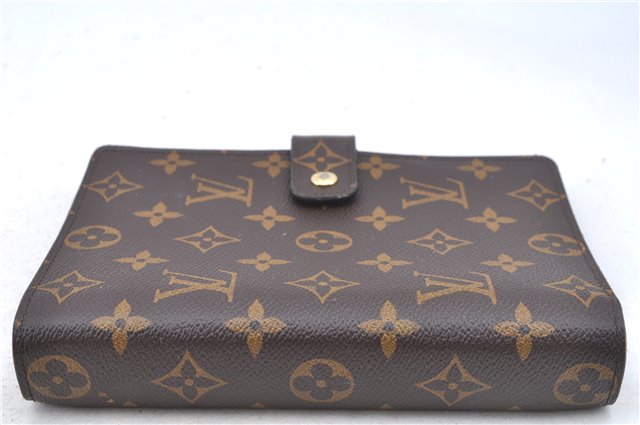Authentic Louis Vuitton Monogram Agenda MM Notebook Cover R20004 LV J8127