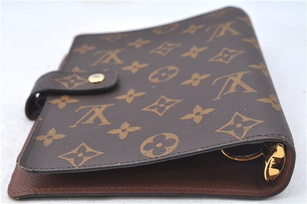 Authentic Louis Vuitton Monogram Agenda MM Notebook Cover R20004 LV J8127