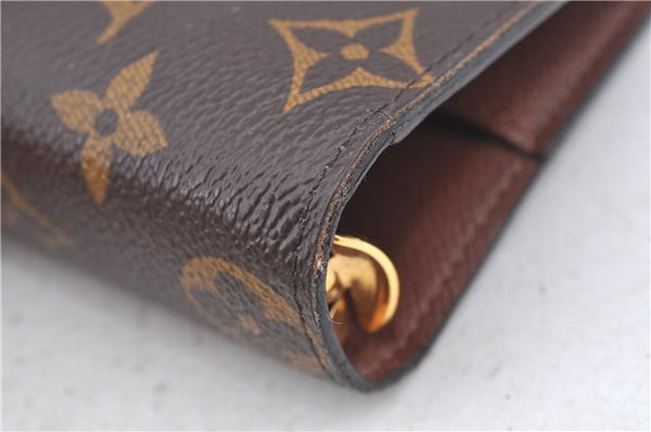 Authentic Louis Vuitton Monogram Agenda MM Notebook Cover R20004 LV J8127