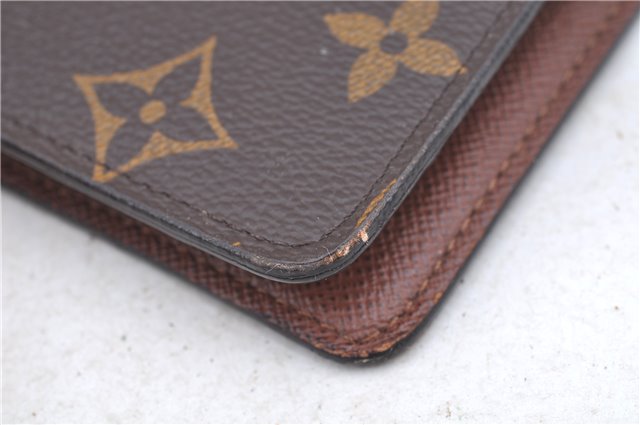 Authentic Louis Vuitton Monogram Agenda MM Notebook Cover R20004 LV J8127