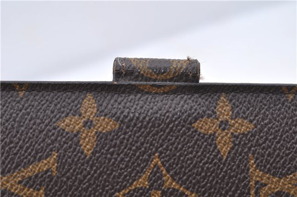 Authentic Louis Vuitton Monogram Agenda MM Notebook Cover R20004 LV J8127