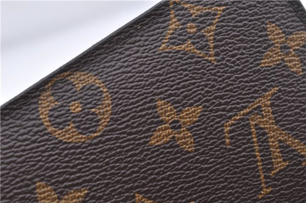 Authentic Louis Vuitton Monogram Agenda MM Notebook Cover R20004 LV J8127