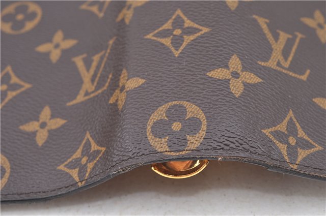 Authentic Louis Vuitton Monogram Agenda MM Notebook Cover R20004 LV J8127