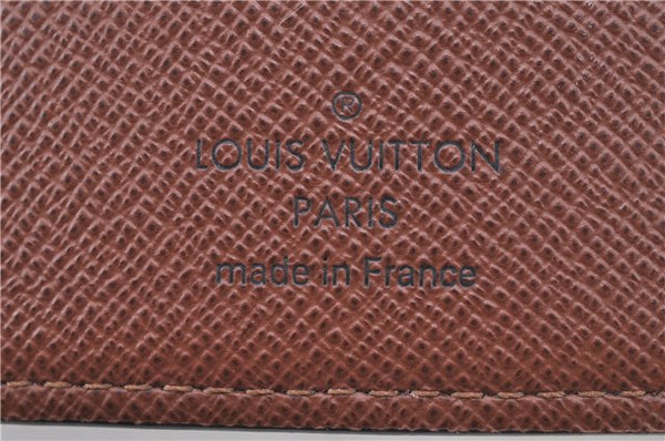 Authentic Louis Vuitton Monogram Agenda MM Notebook Cover R20004 LV J8127