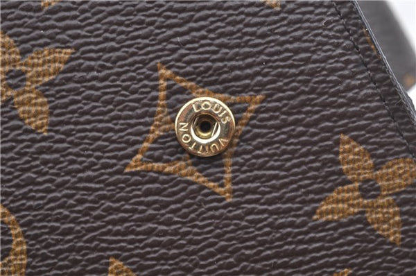 Authentic Louis Vuitton Monogram Agenda MM Notebook Cover R20004 LV J8127