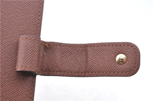 Authentic Louis Vuitton Monogram Agenda MM Notebook Cover R20004 LV J8127