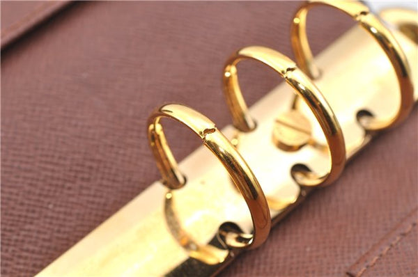 Authentic Louis Vuitton Monogram Agenda MM Notebook Cover R20004 LV J8127