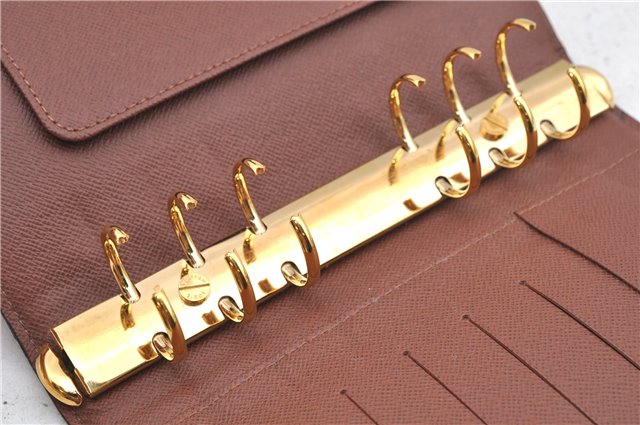 Authentic Louis Vuitton Monogram Agenda MM Notebook Cover R20004 LV J8127