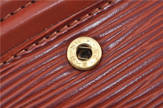 Authentic Louis Vuitton Epi Tilsitt Waist Body Bag Brown M52603 LV Junk J8131