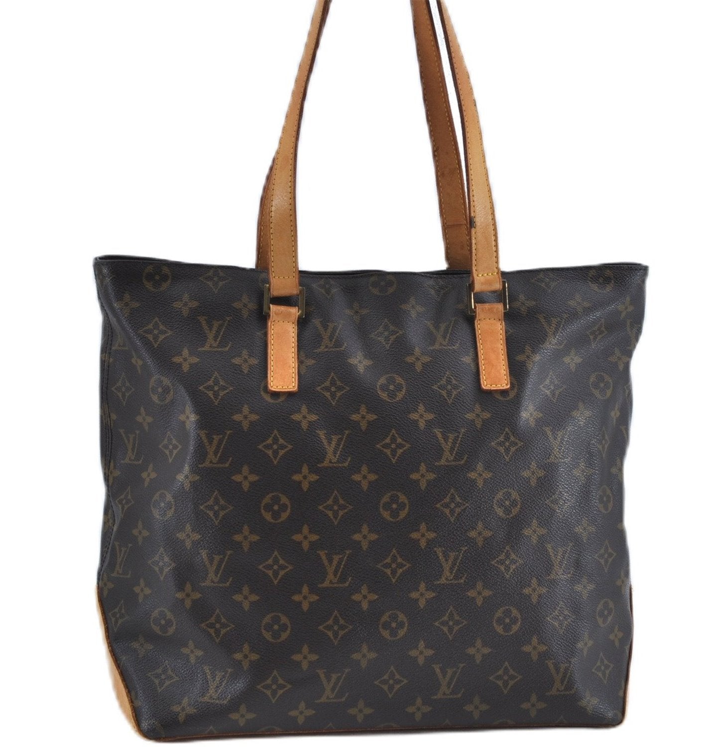 Authentic Louis Vuitton Monogram Cabas Mezzo Shoulder Tote Bag M51151 LV J8133