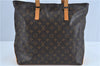 Authentic Louis Vuitton Monogram Cabas Mezzo Shoulder Tote Bag M51151 LV J8133