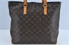 Authentic Louis Vuitton Monogram Cabas Mezzo Shoulder Tote Bag M51151 LV J8133