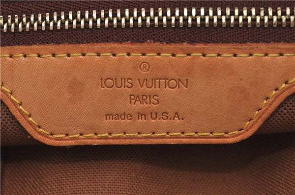 Authentic Louis Vuitton Monogram Cabas Mezzo Shoulder Tote Bag M51151 LV J8133