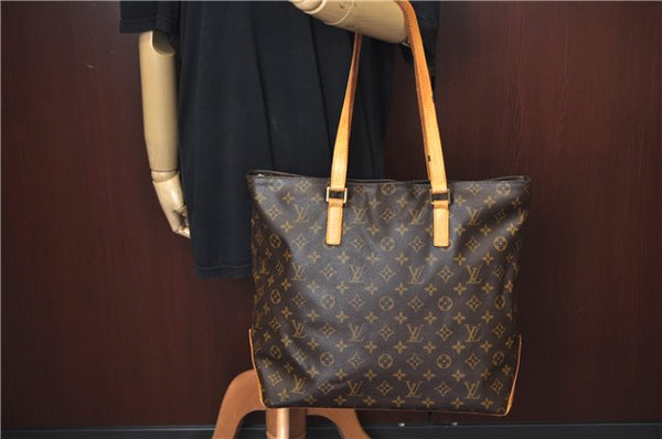 Authentic Louis Vuitton Monogram Cabas Mezzo Shoulder Tote Bag M51151 LV J8133