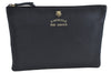 Authentic GUCCI Animalier Clutch Hand Bag Purse Leather Black J8144