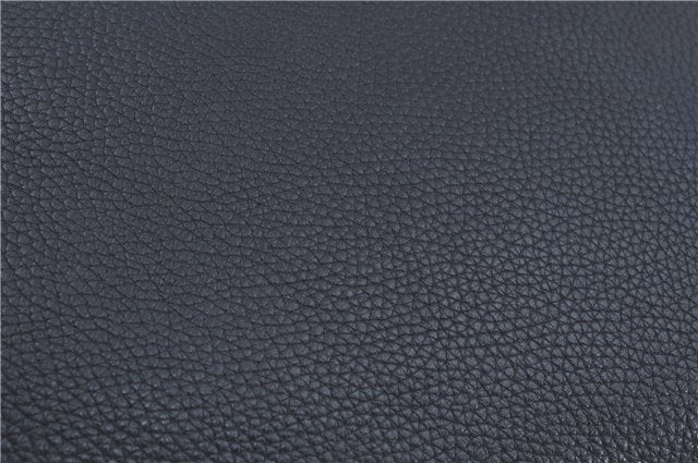 Authentic GUCCI Animalier Clutch Hand Bag Purse Leather Black J8144