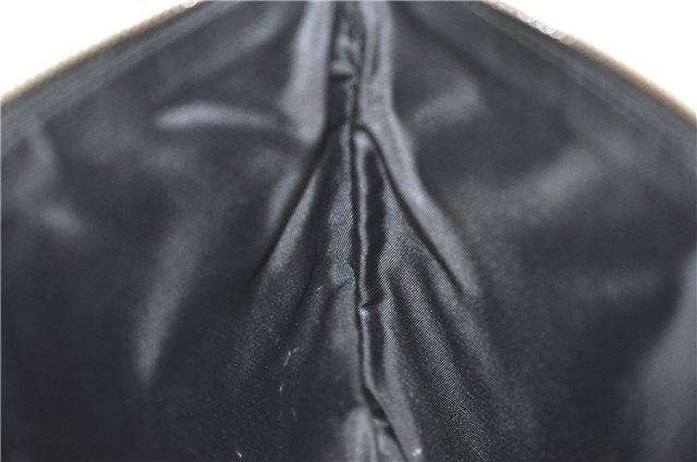 Authentic GUCCI Animalier Clutch Hand Bag Purse Leather Black J8144