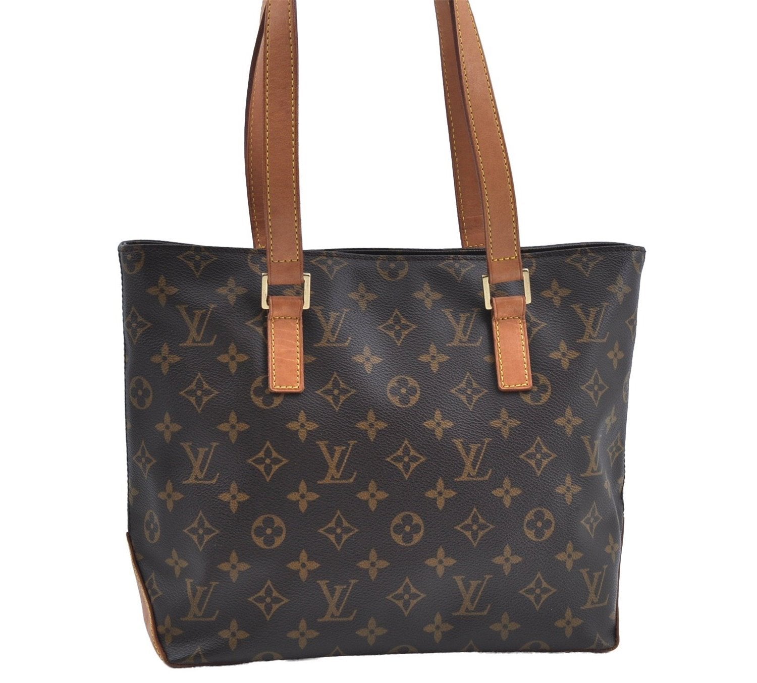 Authentic Louis Vuitton Monogram Cabas Piano Shoulder Tote Bag M51148 LV J8151