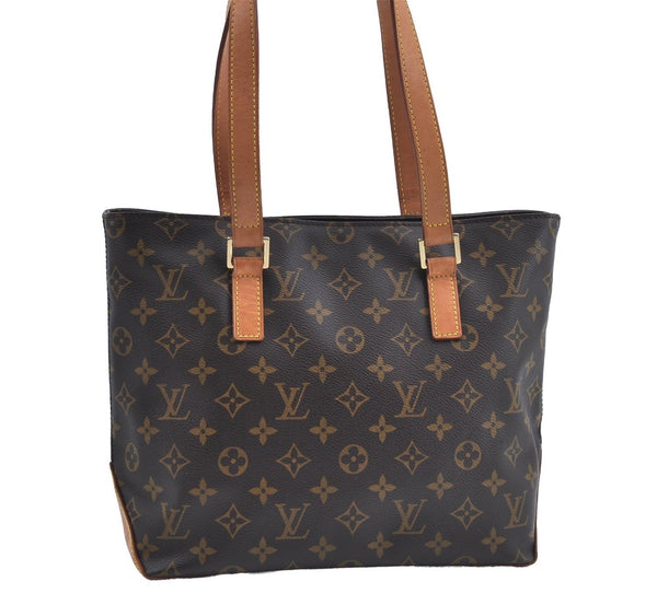 Authentic Louis Vuitton Monogram Cabas Piano Shoulder Tote Bag M51148 LV J8151