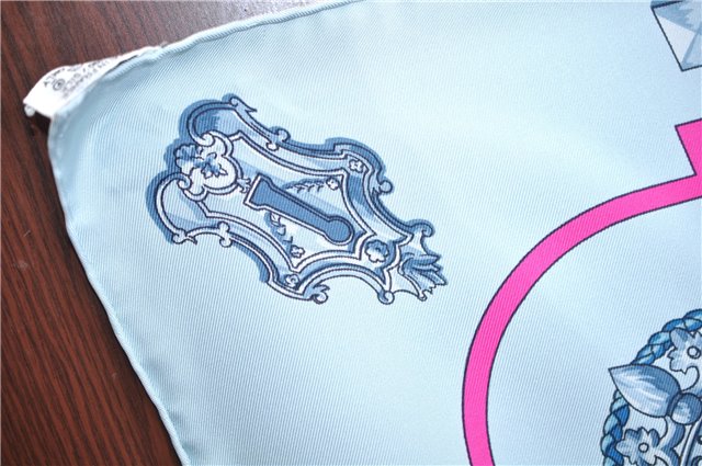 Auth HERMES Carre 90 Scarf 