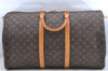 Authentic Louis Vuitton Monogram Keepall 55 Travel Boston Bag M41424 LV J8164