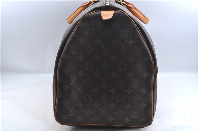 Authentic Louis Vuitton Monogram Keepall 55 Travel Boston Bag M41424 LV J8164