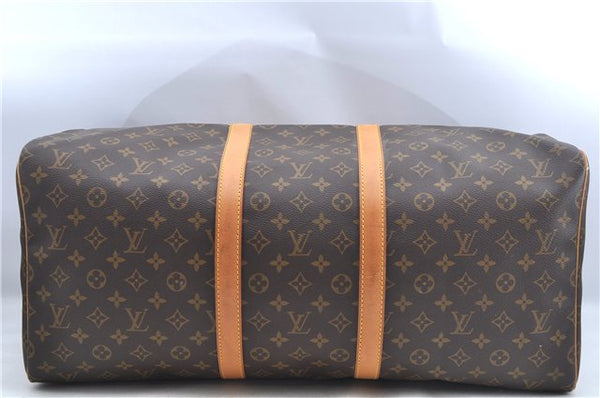 Authentic Louis Vuitton Monogram Keepall 55 Travel Boston Bag M41424 LV J8164