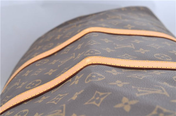 Authentic Louis Vuitton Monogram Keepall 55 Travel Boston Bag M41424 LV J8164