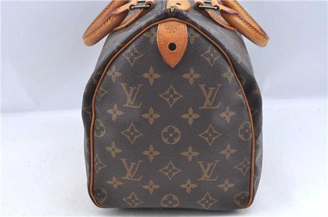 Authentic Louis Vuitton Monogram Speedy 30 Hand Boston Bag M41526 LV J8177