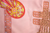 Authentic HERMES Carre 90 Scarf "LES RUBANS DU CHEVAL" Silk Light Pink Box J8183